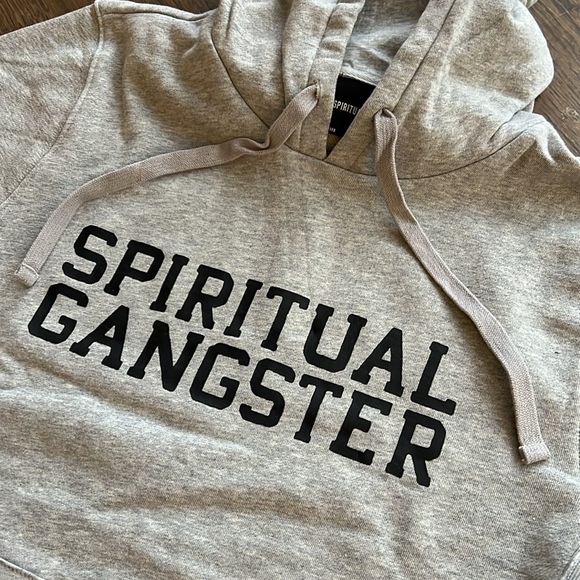 Spiritual Gangster brand new grey hoodie sweatshirt small - NEW - Picture 2 of 4